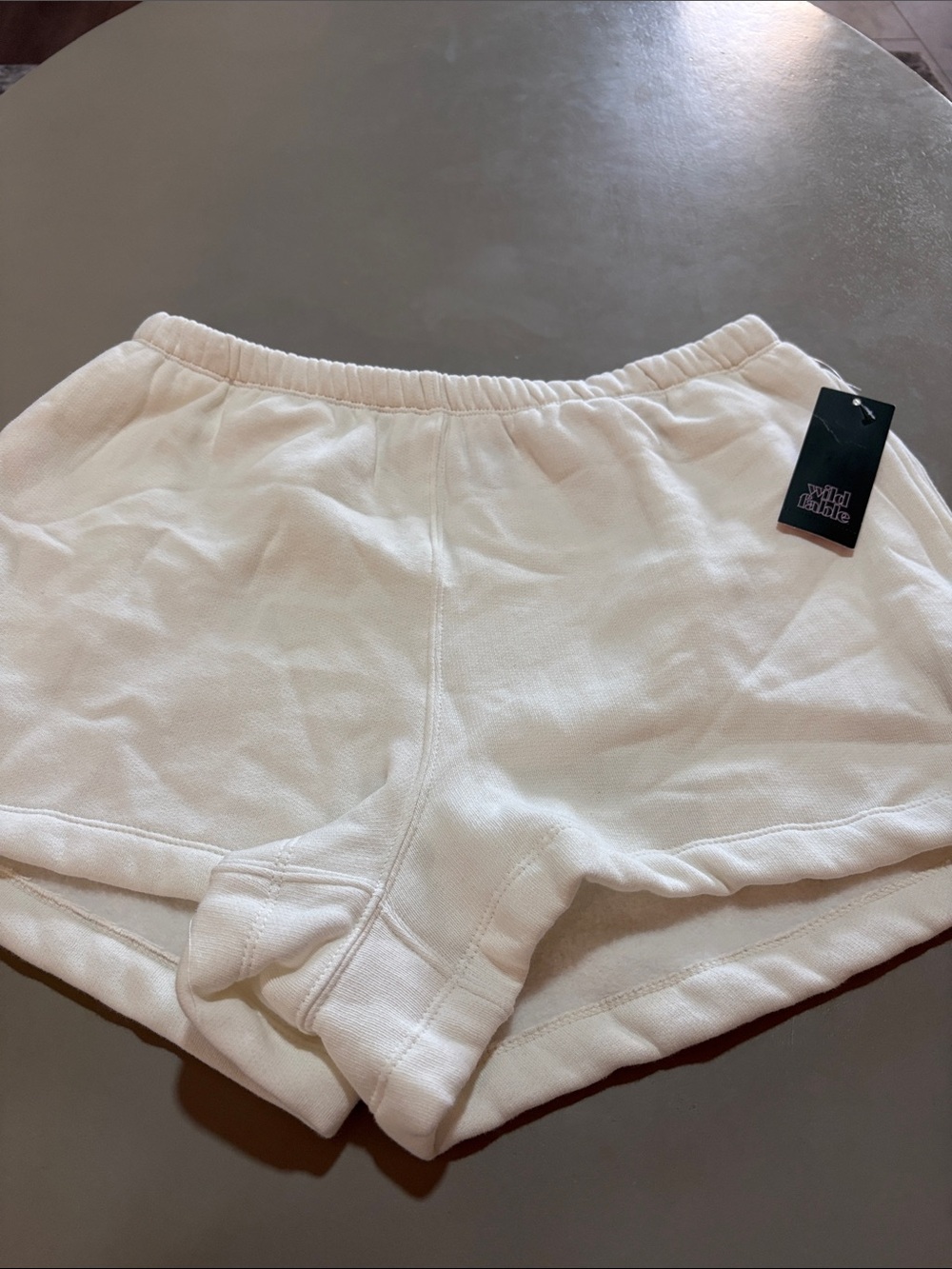 wild fable Off White Athletic Knit Lounge Shorts